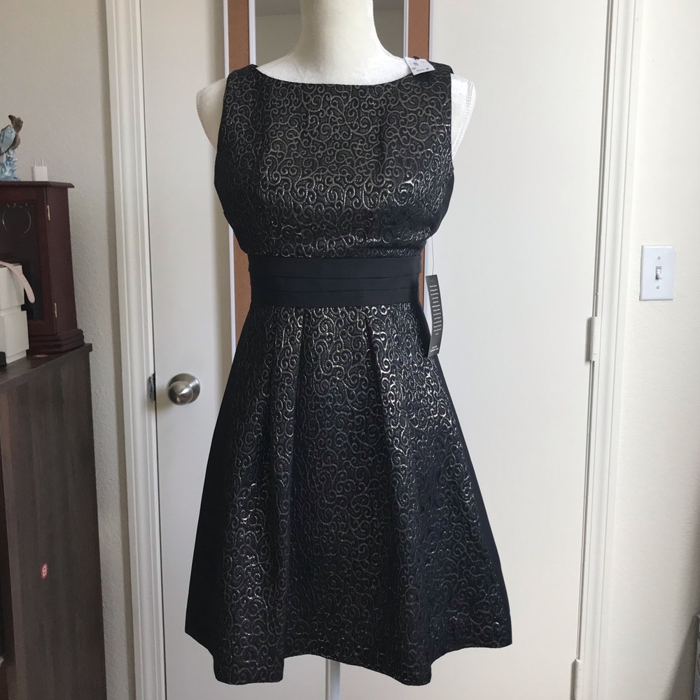 The Limited Black and Gold dress.